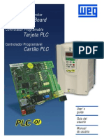 WEG Cartao Plc1 0899.5007 1.6x Manual Portugues BR