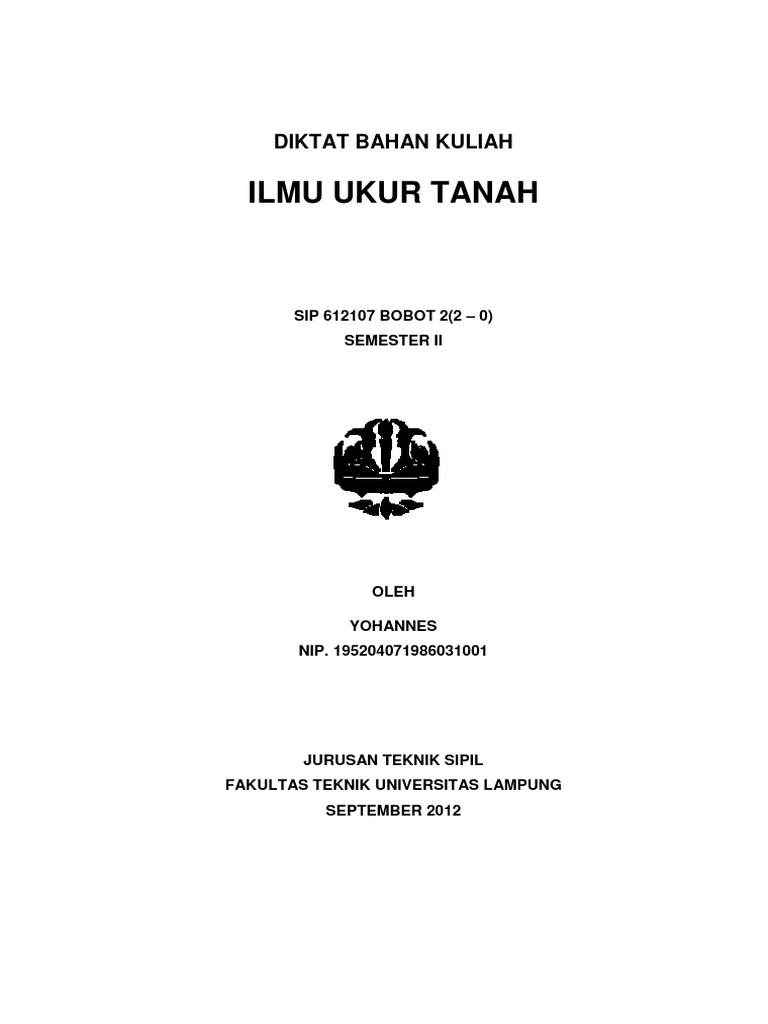 Diktat Bahan Kuliah Ilmu Ukur Tanah