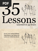 Lessons: Learned in 35 Years