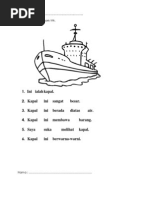 Lembaran Kerja Kenderaan Air