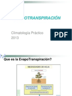 EVAPOTRANSPIRACION