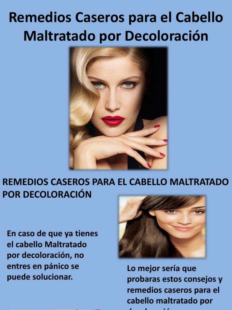Remedios Caseros Para El Cabello Maltratado Por