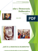 Poder Popular y Democracia Deliberativa