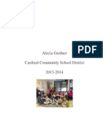 Gardner Progress 2013-2014