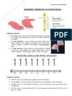 Posiciones de Manos y Dedos en La Flauta Dulce