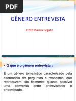 Genero Entrevista