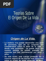 origen de la vida