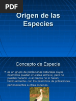 Origen de las Especies
