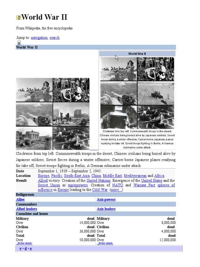 World War II Navigation Search PDF World War II Allies Of World