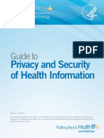 ONC Privacy andsecurity Guide