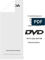 Manual de Utilizare DVX MINI 60 USB