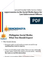 Opportunities in The Social Media Space For Law Enforcement Officers