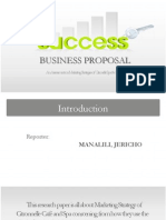 Business Proposal: An Assessment On Marketing Strategies of Citronelle Spa & Café