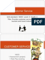 Customer Service in Travel Tourism