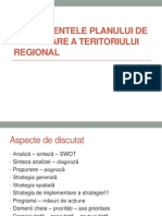 Componentele Planului de Amenajare A Teritoriului Regional