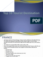 Top 10 Tourist Destination in The World