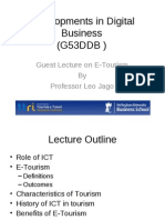 E-Tourism Lecture 120310