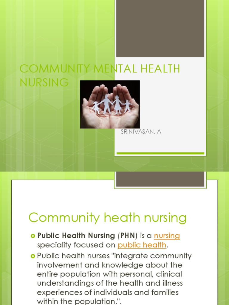 Community Mental Health Nursing Overview | PDF | Mental Health ...