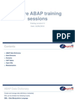 ABAP Training Session # 3