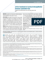 Topical 5-Fluorouracil For Treatment of Cervical