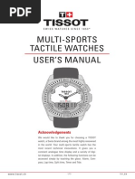 Tissot T-Touch Manual