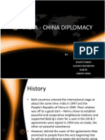 India - China Diplomay