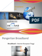 Kebijakan tentang Broadband untuk MeningkatkanEkonomi Daerah
