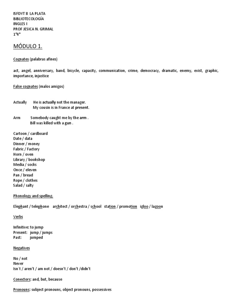 Cognates | PDF | Linguistics | Syntax