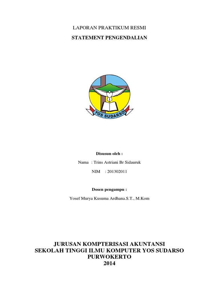 Laporan Resmi Praktikum Statement Pengendalian | PDF