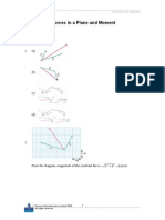 Forces in A Plane and Moment: Checkpoint (p.133)