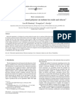 A Molecularly Imprinted Polymer On Indium Tin Oxide and Silicon