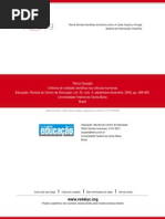 Critérios de Validade Científica Nas Ciências Humanas