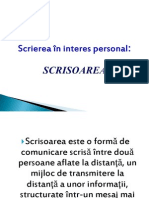 Scrisoarea