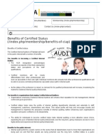 Certifed Internal Auditors of Pakistan - Benefits of CIAP