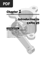 Introduction To Catia V5: Learning Objectives