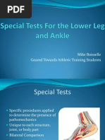 Ankle and Foot Assessment Techniques | PDF | Foot | Anatomical Terms Of ...