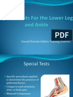 Athletic Special Tests Guide