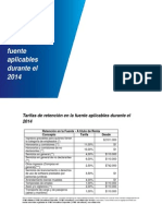 1tarifas de Retención en La Fuente