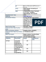 College Info Sheet