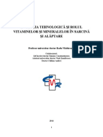 Evoluţia Tehnologică Şi Rolul Vitaminelor Şi Mineralelor În Sarcină Şi Alăptare