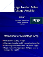 Three Stage Nested Miller Low - Voltage Amplifier