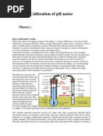 Calibration of PH Meter