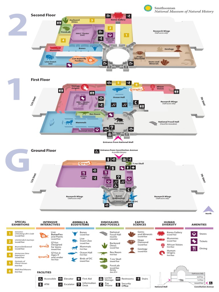 Second Floor: National Museum of Natural History | PDF