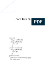Java Questions