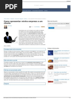 Como Apresentar Minha Empresa a Um Cliente