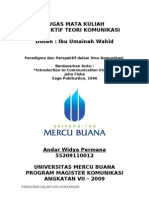 Download Paradigma dan perspektif dalam ilmu komunikasi by Andar WIdya Permana SN23114268 doc pdf