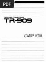 Roland TR-909 OM