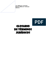 Glosario de Términos Jurídicos (Primera Parte)