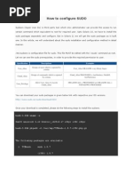 How To Configure SUDO