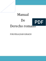 Manual Vega de Derecho Romano